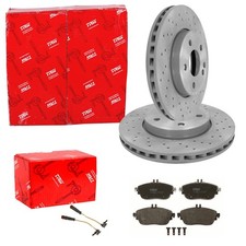 TRW BREMSSCHEIBEN + BEL&Auml;GE VORNE passend f&uuml;r MERCEDES A/B-KLASSE W176 W246