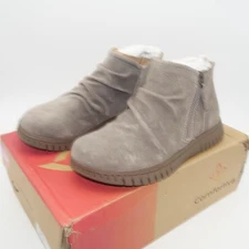 NEW Comfortiva Calla Taupe Brown Tan Oiled Suede Women's Size 6