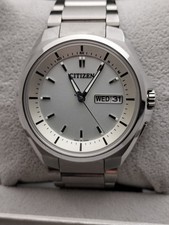 Citizen Attesa Atomic Solar Titanium Watch Lightweight Titanium Eco Drive