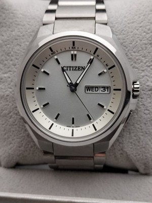 Citizen Attesa Atomic Solar Titanium Watch Lightweight Titanium Eco Drive