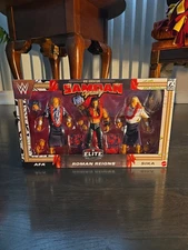 WWE Elite SAMOAN DYNASTY ROMAN REIGNS AFA SIKA 3 Pack NEW Mattel Bloodline