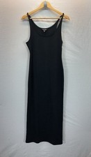 New J. Crew women’s Scoop neck long knit Tank dress black Size M Casual Travel