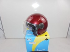 Vespa VJ Open Face Crash Helmet Red Must 880/A New 606656M