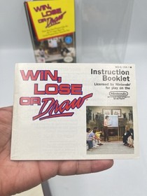 Win Lose Draw (Nintendo NES) Complete in Box CIB Near Mint