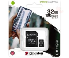KINGSTON MICRO SD 32GB CLASS 10 TRANSFLASH MEMORY CARD