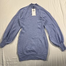 Exlura Knit Sweater Dress Purple Women’s Large NWT