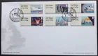 GB QEII 2015 Sea Travel Post & Go Set on First Day Cover, Southampton S/H/S