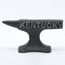 Cast Iron "KENTUCKY"  Miniature Anvil KY 