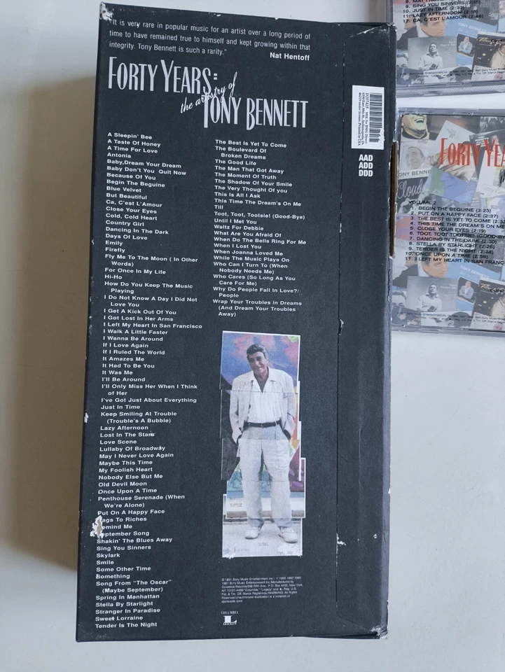 Forty Years - The artistry of Tony Bennett 4 CD + Booklet - Imagen 2 de 4