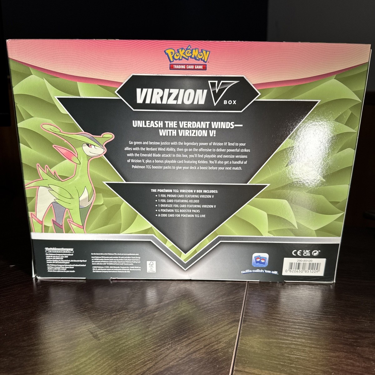 pokemon trading card game virizion v box Pokemon TCG: Virizion V Box — PKMN Store main image 1