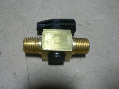 MCMASTER-CARR BRASS PLUG VALVE TWO-WAY TWO PORT 90 DEGREE PLUG TURN 4886K52