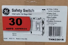 NEW GE THN3361R NEMA 3R Heavy Duty Safety Disconnect Switch 3P 30A 600V