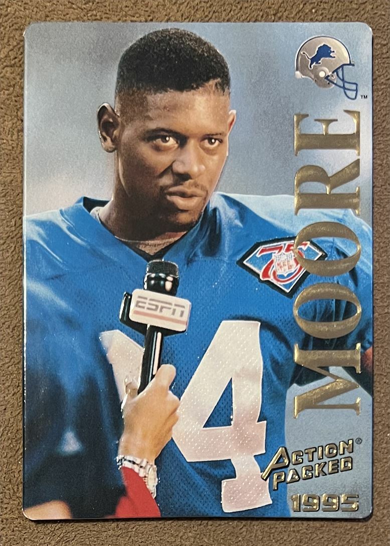 1995 Pinnacle Action Packed Herman Moore Detroit Lions #7