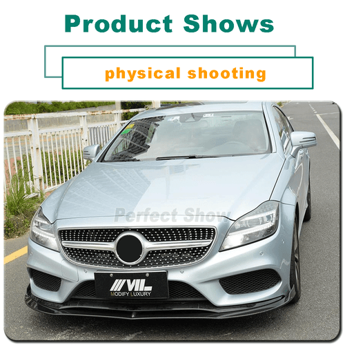 Carbon Frontlippe Frontspoiler Frontansatz für Mercedes CLS Klasse C218 CLS350 - Picture 4 of 12