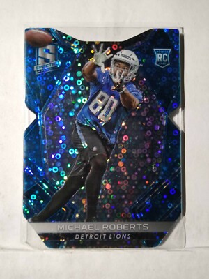 2017 Panini Spectra Rookies Neon Blue Die-Cut /35 Michael Roberts 158 MINT F3351