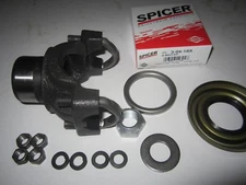 Dana 60 Forged 1350 Yoke W/U-Bolts, Deflector, Washer, Pinion Crimp Nut, Seal