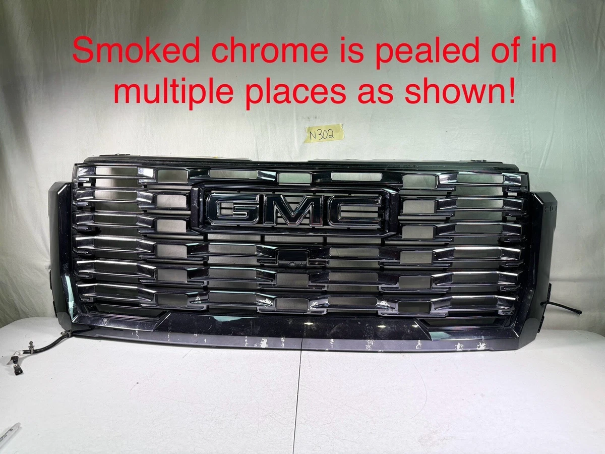 OEM 2024 2025 GMC Sierra HD Front Grille w/ Camera Black Vader 