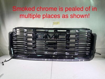 OEM 2024 2025 GMC Sierra HD Front Grille w/ Camera Black Vader  