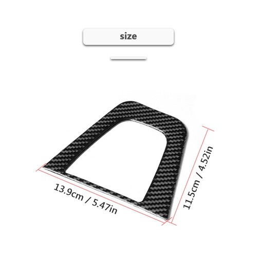 Carbon Fiber Center Console Speaker Sound Cover For Subaru Forester 2013-2018 - Picture 10 of 12