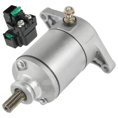 Starter & Relay Solenoid for Suzuki LT-A400 LTA400F Eiger 2X4 4X4 Auto