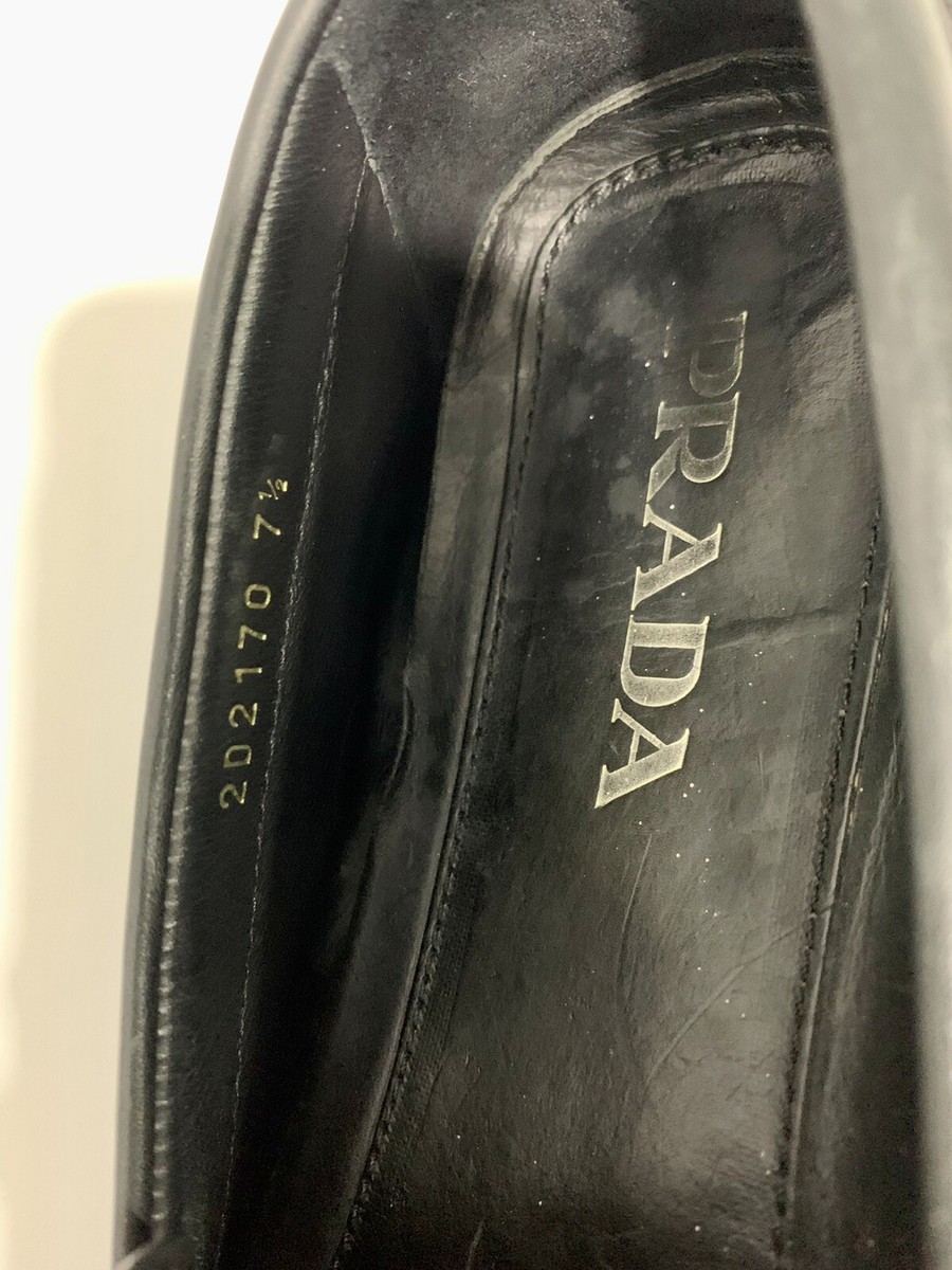 Prada Mens Leather Loafers 2D2170 Size 7.5 / 8 | eBay display picture 2