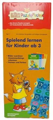 LÜK Puzzle Fuchs Lernspiel ab 3 Jahre Set 1
