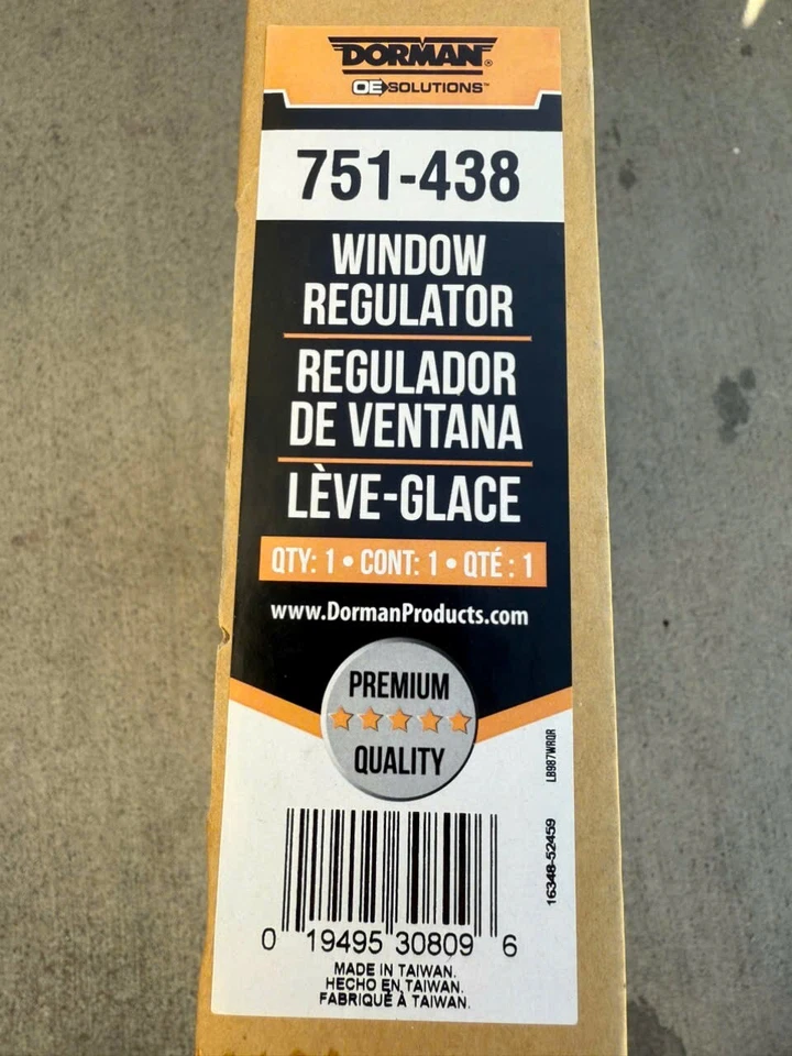 Conjunto de motor y regulador de ventana eléctrica Dorman 751-438 para Nissan Juke 11-17 Foto 2 de 2