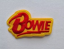 BOWIE Rock Punk Band Rock Novelty Craft Cool Iron On Patch Sew On Badge UK