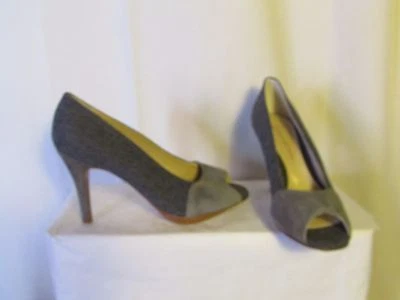 escarpins Paul&joe sister tweed gris et daim gris 39 - Photo 1/4