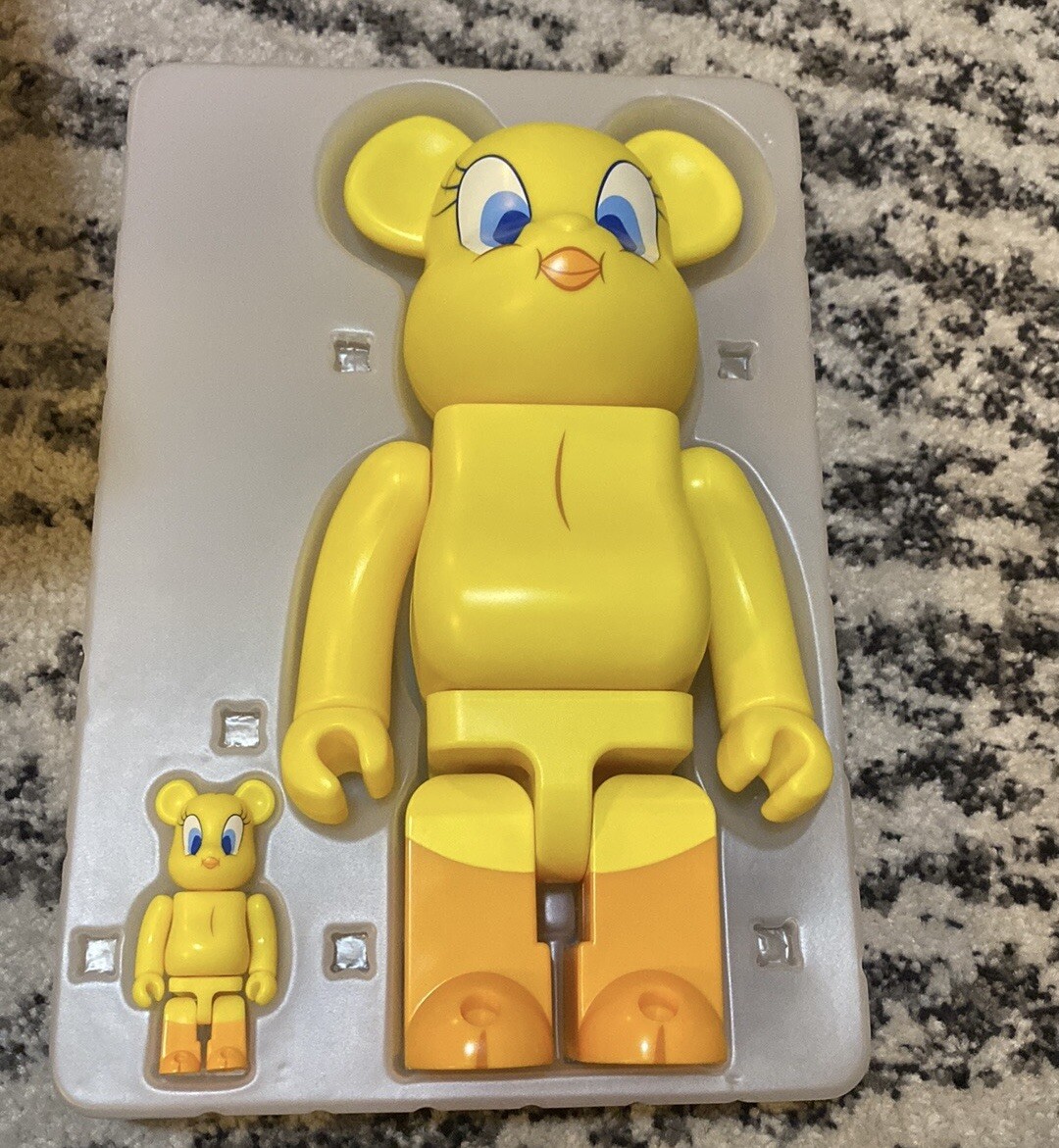 BE@RBRICK Tweety 100% + 400% Printed PVC Figurine Set | eBay