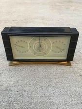 Vintege Mid Century Airguide Instrument Co. Desktop Barometer Weather Station
