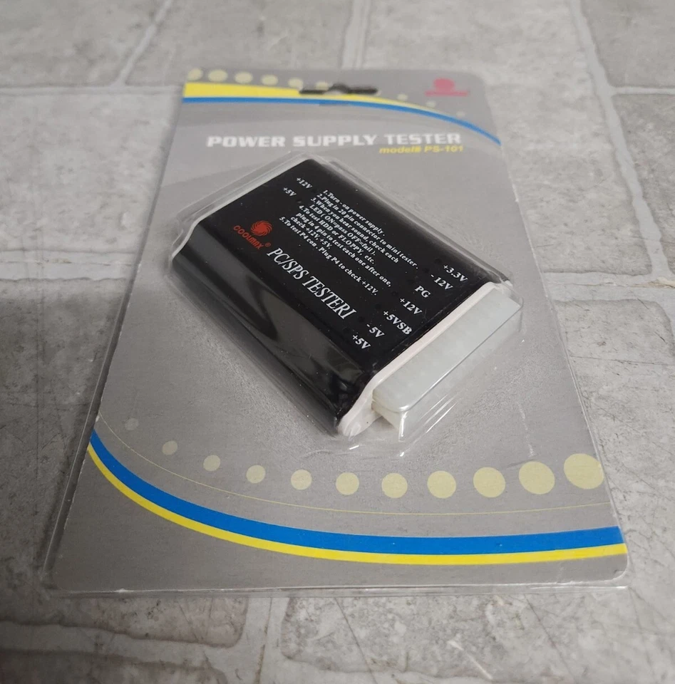 NEW Coolmax PS-101 20 Pin Power Supply Tester - Image 2 of 4