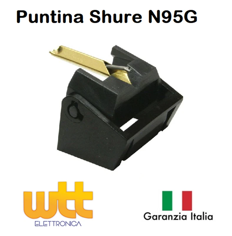 Puntina Sostitutiva Per Shure V15 Tipo III – Stilo Vn-35e Compatibile Con V15/III, Accessorio Per Giradischi Di Alta Fedeltà