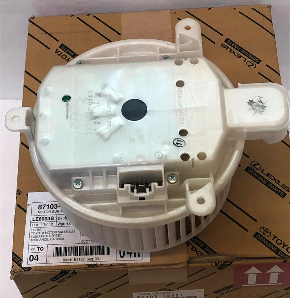 LEXUS OEM FACTORY HEATER AND AC BLOWER MOTOR 2010-2012 HS250H - Image 2 of 2