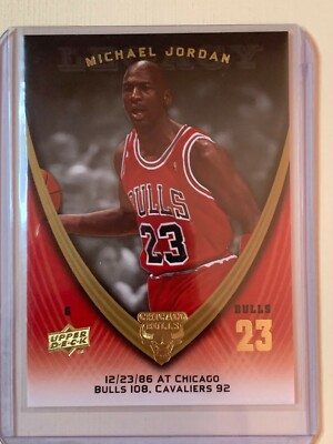 2008-09 UPPER DECK MICHAEL JORDAN BASKETBALL LEGACY CARD