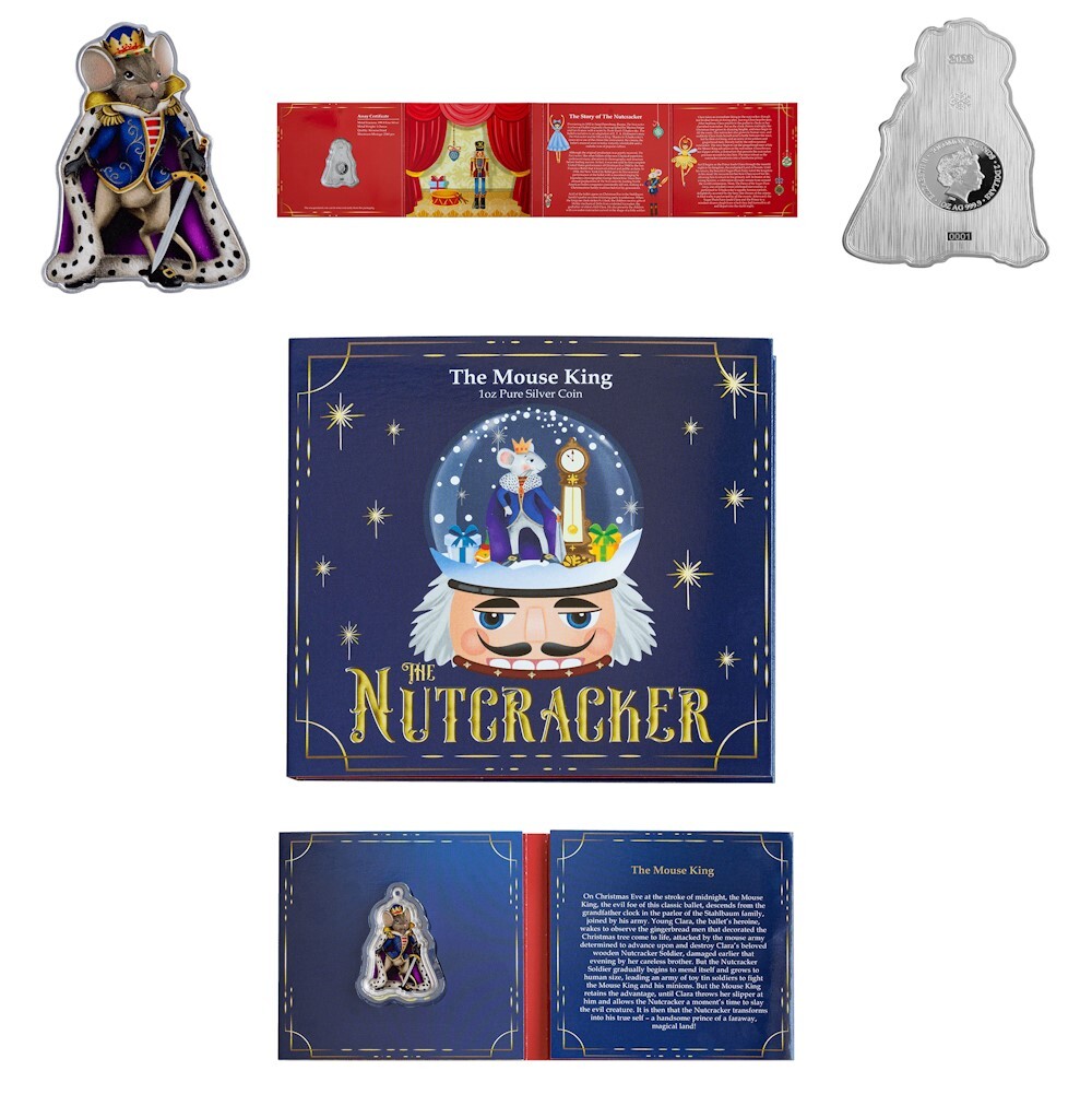 2023 Solomon Islands The Nutcracker Mouse King 1 oz .9999 Fine