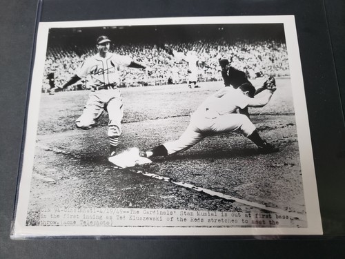 1949 Stan Musial Ted Kluzewski Press Photo St. Louis Cardinals HOFer