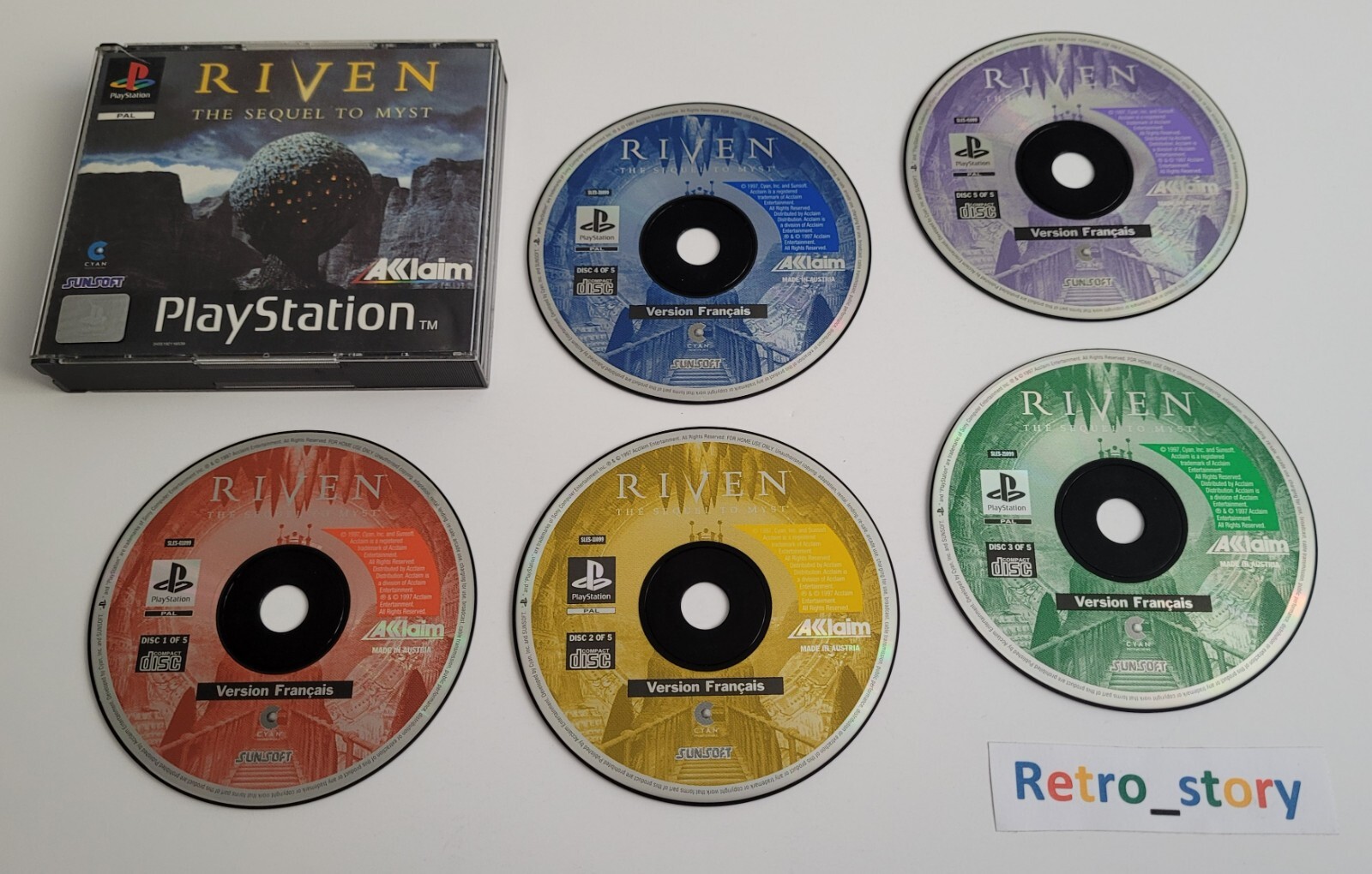 Sony Playstation PS1 - Riven The Sequel To Myst - PAL