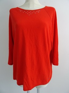 pullover orange rot