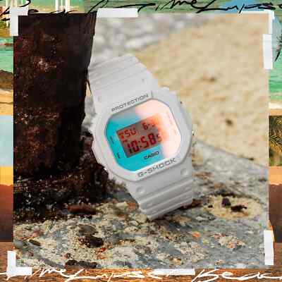 Casio G-Shock DW-5600TL-7 Mens Watch Resin white Iridescent Color