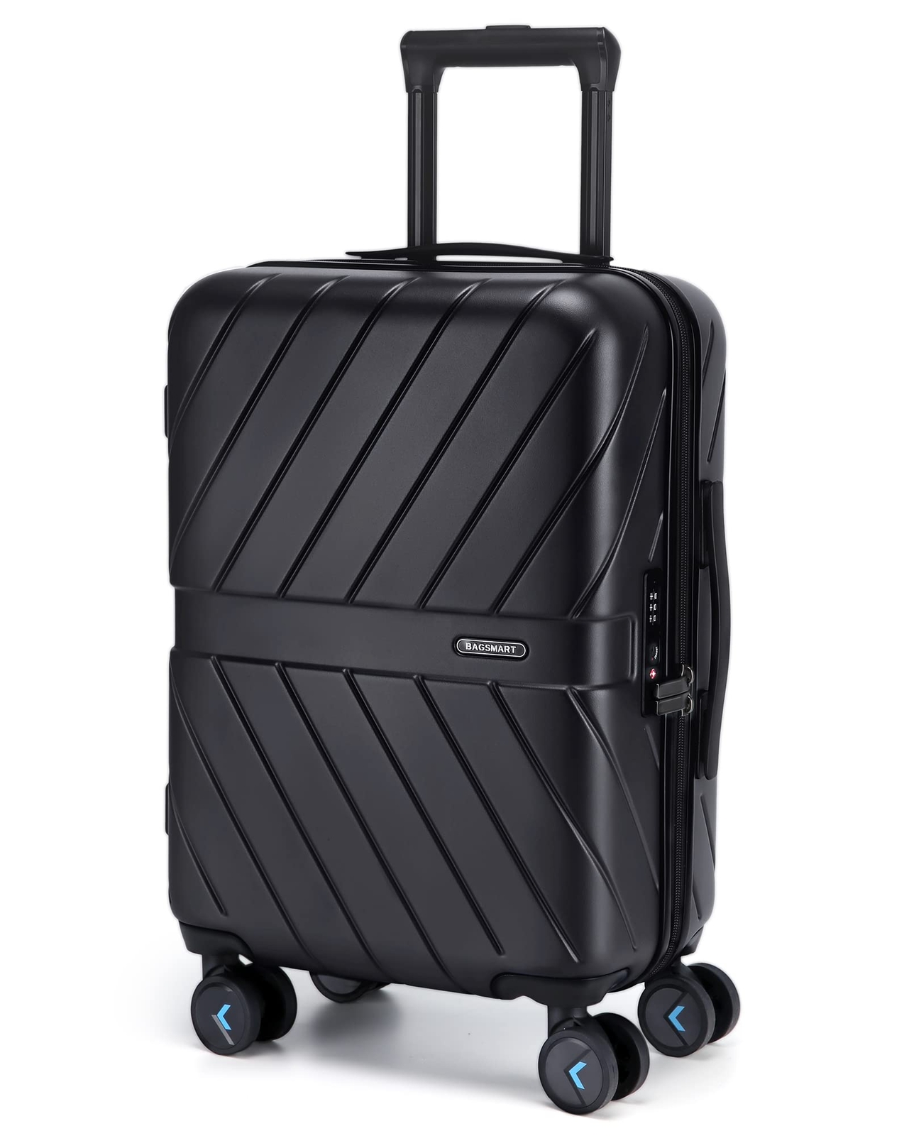 BAGSMART Carry On Luggage 22x14x9 Airline Approved With TSA Lock, 1OO%-image