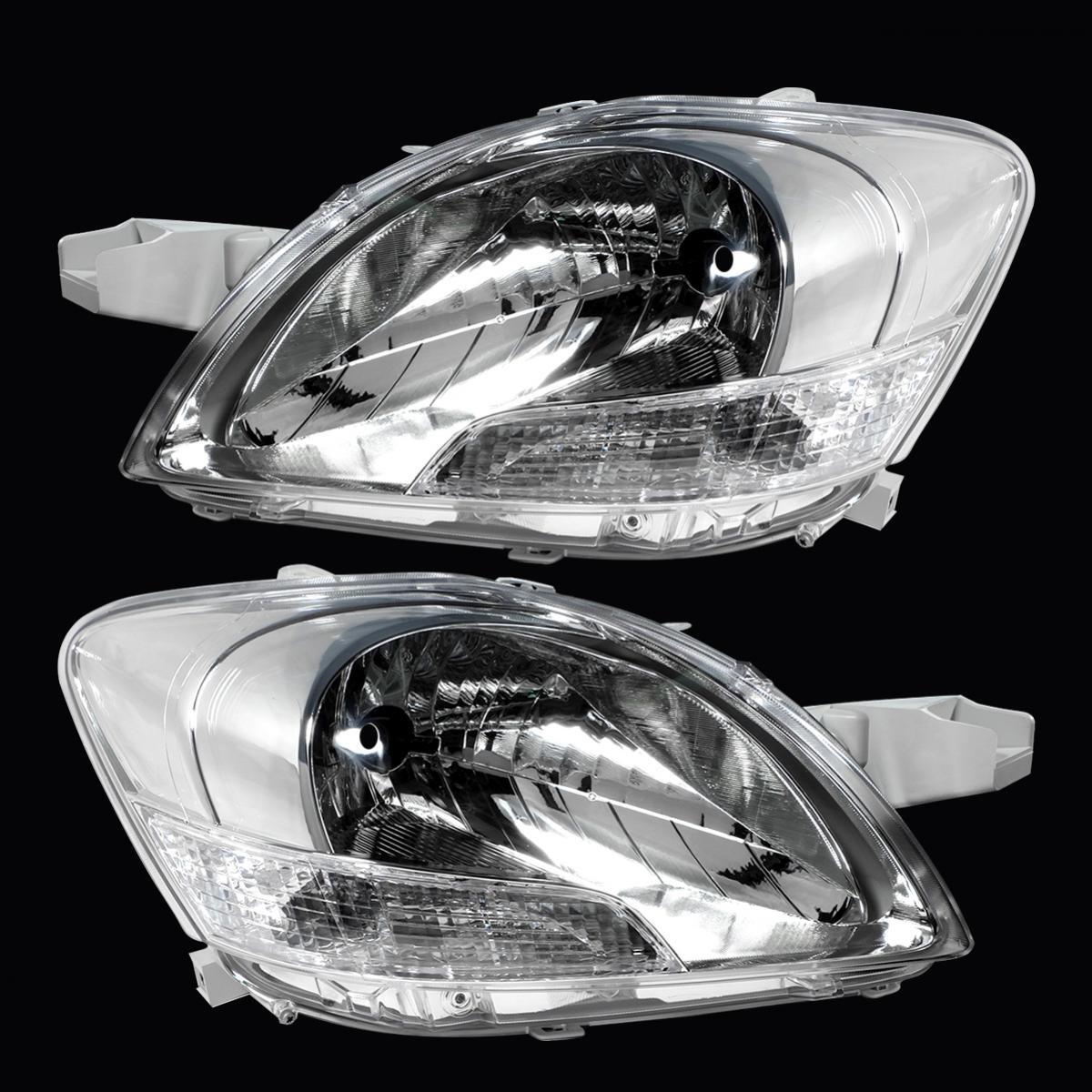 HEAD LAMP LIGHT HOUSING LR PAIR FIT TOYOTA VIOS BELTA YARIS SEDAN