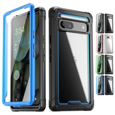 For Google Pixel 7A 5G Case Built-in Screen Protector Hybrid Shockproof Cover