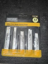 Sears Craftsman Pro NOS 12pc Sabre Saw Blades Jig Saw 28798 Made In Switzerland