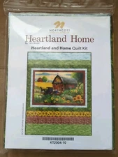 Quilt Kit Heartland Home by Tom Wood Farm Barn Sunflower New Carla Klop Kit New
