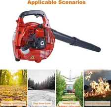 Upgraded 66cc 2 Stroke Commercial Backpack Leaf Blower 880 CFM 4.0HP Gas