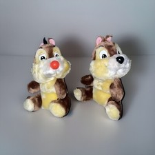Chip Dale Chipmunks plush toys Walt Disney World 1970 s Rare