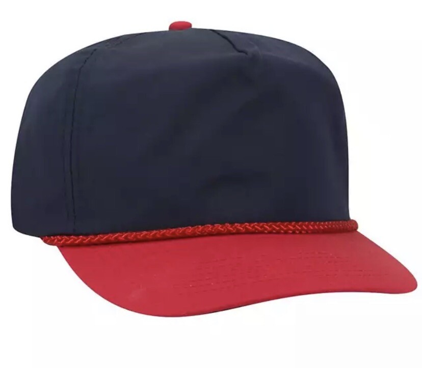 帽子 Scoop and Escape Cap (navy) VINTAGE STYLE NEW OTTO BLUE & RED ZIP HAT CAP ADJUSTABLE