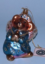 Boyds Bears blown glass ornament 391002 Glasssmith Coll. 1997 Ltd Ed angel bear