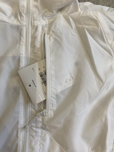 BNWT Womens Salomon Bonatti Cross Wind Running Jacket White Size XS - Picture 6 of 9